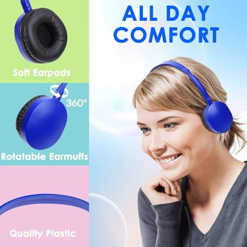 Classroom-Ready 10 Pack Kids Headphones – Ultra-Comfortable & Robust Earbuds for Students, Toddlers, and Teens – Superior Sound Quality & Multi-Device Compatibility – Perfect Headphone Set for Enriching Educational Engagement