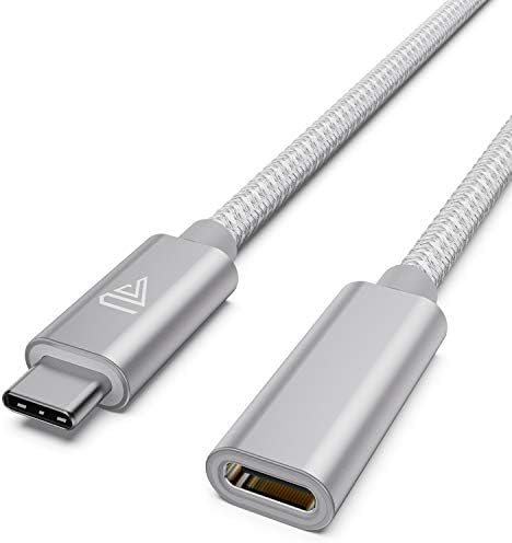 High-Speed USB C Extension Cable (20 Gbps Data Transfer, 240 W Fast Charging, 3.3 Ft) – USB 3.2 Type C Male to Female Adapter for i Phone 16, Pixel, PSVR2, Mac Book Air/Pro, and Dell XPS – Optimal Versatility & Enhanced Performance in a Sleek Red Design
