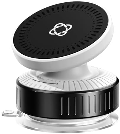 Next-Level 360° Magnetic Car Phone Holder for Mag Safe – Premium Auto Suction Cup Mount with Universal Compatibility for Smartphones & Vehicles – Enhanced Safety Features, Effortless Installation, and Optimal Viewing Angles for a Seamless Driving Experience