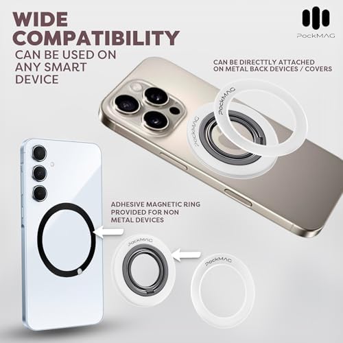 Revolutionary 2025 Pocket Magnet Phone Holder – 360° Magnetic Grip & Kickstand for i Phone 16 Pro Max, 15, 14, 13, 12 – Unmatched Strength, Mag Safe Compatibility, and Effortless Portability for Enhanced Mobile Convenience