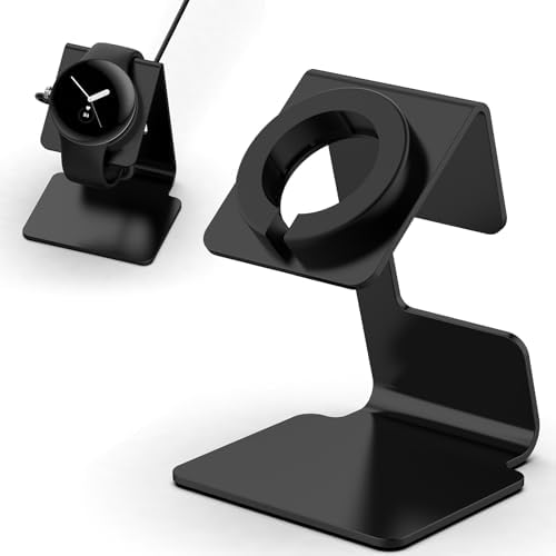 Upgrade Your Google Pixel Watch Charging with the Ninki Aluminum Dock – Rapid, Stylish, and Secure Nightstand Organizer for Series 2 & 3 Smartwatches, Perfect for Effortless Maintenance and Elegant Décor