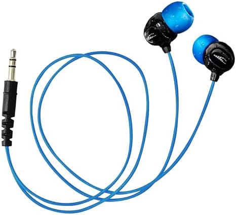 Revolutionize Your Workout with H2 O Audio Surge S+ Waterproof Sport Earbuds – IPX8 Rated, In-Ear Noise Cancelling Design for Athletes – Sweatproof, Short Cord for Unmatched Comfort in Swimming, Running, and Cycling – Compatible with i Pods and MP3 Players for Ultimate Versatility