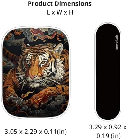 Transform Your Mobile Interaction with the Innovative Motion Grip Magnetic Phone Holder – 360-Degree Rotational Flexibility for Effortless Use, Mag Safe Compatible, and Removable Design for Wireless Charging – Stylish Oriental Tiger Aesthetic Enhances Your Device’s Appeal and Functionality