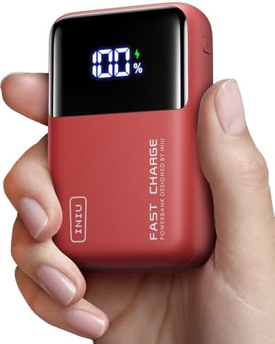 High-Capacity INIU Power Bank 25000 m Ah – 100 W Fast Charging Portable Charger for Laptops and Phones, Ideal Travel Companion for Students and Adventurers, Lightweight and Compact Design for Effortless Mobility, Perfect for Family Trips and Cruising