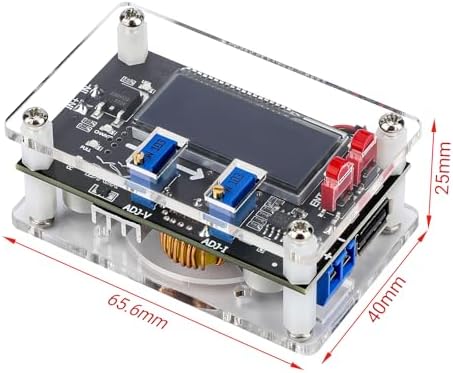 DROK Dual Pack Adjustable DC Voltage Regulator: 24 V to 12 V Step Down Converter with USB Charging Port, Versatile 6 V-32 V Input Range, 5 A Output for Optimal Efficiency and Reliable Power Management Solutions