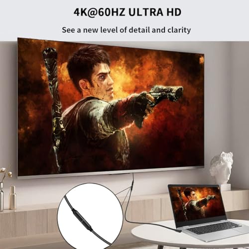 10 FT 90 Degree Right Angle USB C Male to Female Extension Cable – High-Speed USB 3.1 Gen 2, 10 Gbps Data Transfer, 100 W Power Delivery, 4 K Video Ready, Ideal for Mac Book Pro, i Pad Pro, Nintendo Switch, Dell XPS, Surface Go, PSVR2, and i Phone 15 – Ultimate Flexibility and Enhanced Durability for All Your Device Connections