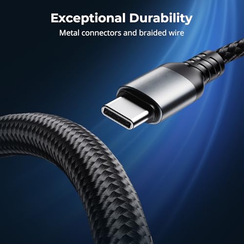 SMALLRIG 240W USB C to USB C Cable (3.28ft), PD 3.1 240W Fast Charging Cable Cord GaN Charger 4747/4751, V Mount Battery, for iPhone 16, for Samsung S23, for MacBook Pro – 4908 – Enhanced Compatibility and Speed