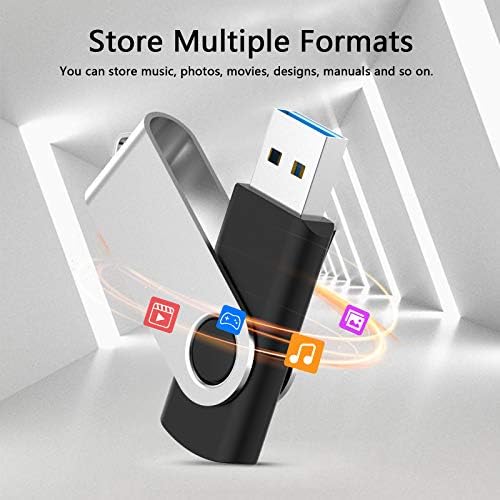KOOTION 10 Pack USB 3.0 32 GB Flash Drive – Ultimate High-Speed Portable Memory Stick for Effortless File Storage and Transfer, Sleek Black Design for Professionals and Students