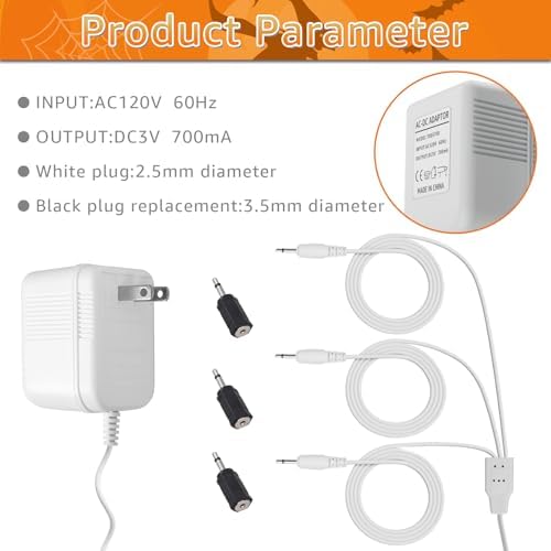 Transform Your Holiday Displays with the LCMLA 3 V AC/DC Power Adapter – Quick Charging, Durable Design, and Effortless Power for Department 56 Snow Village Accessories