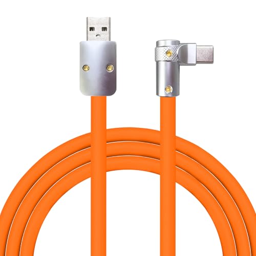Transform Your Charging Routine with Chubbycable Flex Elbow Pro – 90-Degree USB-C Cable for Lightning-Fast 240 W Power Delivery, Durable Ultra-Thick Silicone Build, Perfect for Convenient Access in Tight Spaces, Ideal for Mobile Phones, Tablets, and Gaming Enthusiasts