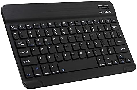 Portable Ultra-Slim Bluetooth Keyboard – Rechargeable Mini Wireless Typing Solution for i Pad, i Phone, Android Tablets and Smartphones – Enhanced Compatibility & Quick Response Keys – Perfect for On-the-Go Productivity