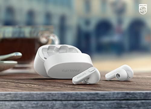 Philips T2206 True Wireless Earbuds – Compact Charging Case, IPX4 Water-Resistant Design, Enhanced Audio Mobility for Active Lifestyles, Rapid Pairing Technology, Secure Fit for Music Lovers and Fitness Enthusiasts