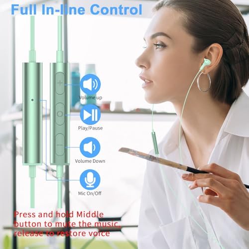 Lightweight USB Noise-Canceling Headset with Microphone for PCs and Laptops – 7.5 Ft Wired Earbuds Featuring In-Line Volume Control for Seamless Zoom Meetings and Online Learning, Optimized for Dell & HP – Superior Comfort and Crystal-Clear Audio for Extended Use