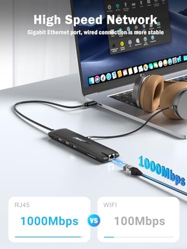 Revolutionize Your Device Connectivity with the 10 Gbps USB C Hub – High-Speed 4-Port USB3.2 Splitter for Effortless Data Transfer and Charging | Versatile Multiport Adapter Compatible with Mac Book Pro, Surface Pro, Dell, HP, i Pad & More | Flexible 1.97 ft Cable for Optimal Setup | Essential Laptop Accessory for Streamlined Workflow and Enhanced Efficiency
