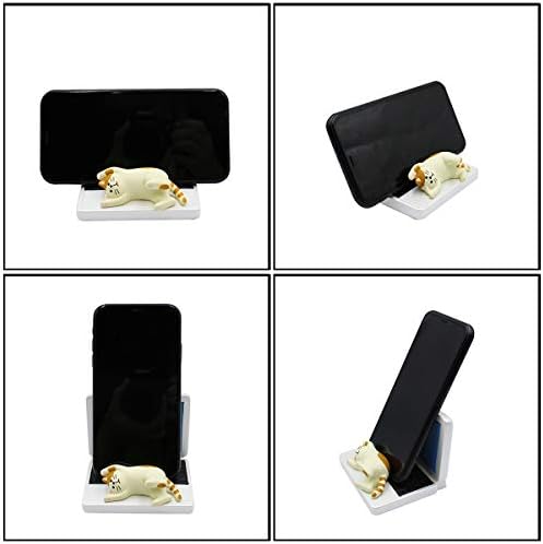 Charming Pink Cat Sofa Phone Holder Stand – Eco-Friendly Multi-Functional Desk Accessory for Seamless Hands-Free Use in Home or Office – Perfect Gift for Cat Lovers and Stylish Workspaces