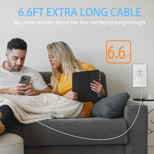 Unlock Rapid Charging Efficiency with the 20 W USB-C Power Adapter and 10 ft Cable – Ideal for i Phone 16, 15 Pro, and Galaxy S24 for Ultimate Portability and Convenience