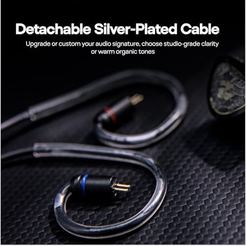 Elevate Your Sound Experience with Linsoul TANGZU Wan’er S.G II Hi-Fi Wired Earbuds – Premium 10 mm Dynamic Driver IEM for Audiophiles and Gamers, Featuring Durable Detachable 2-Pin OFC Cable and Universal 3.5 mm Jack for Exceptional Sound Quality in Stylish Clear White Finish