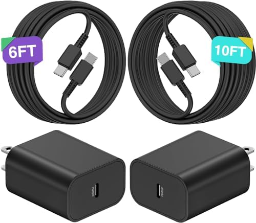 45 W Ultra-Fast USB-C Charger for Samsung Galaxy S24, S23, S22, S21+ Ultra – 3 FT Durable Type-C Cable Included – Quick Charge PD 3.0 Technology for Rapid Power-Up – Sleek Red Finish for Enhanced Aesthetics and Functionality – Ideal Charging Solution for Samsung Users on the Move – Safety Features for Worry-Free Use – Experience Unmatched Efficiency and Flexibility