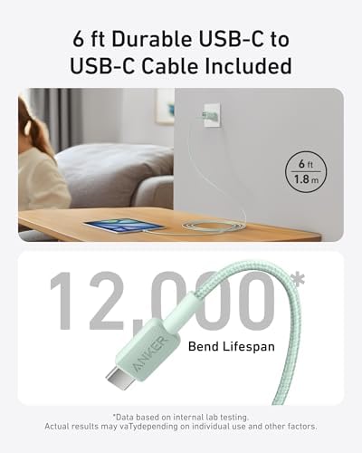 Anker Nano 30 W USB-C Charger Block – Ultra-Compact Fast Charger for i Phone 16/15, Galaxy Devices, & i Pads – Travel-Friendly Design with Power IQ 3.0 for Rapid, Efficient Charging & Enhanced Device Life – Perfect for Mag Safe Accessories and On-the-Go Power Needs