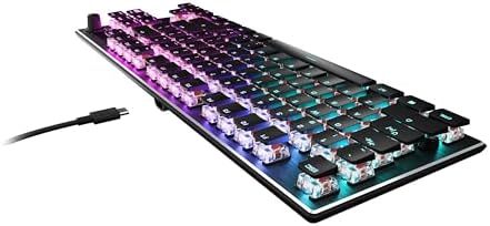 Experience Unmatched Gaming Precision with Turtle Beach Vulcan TKL Tenkeyless Mechanical Keyboard – Linear Titan Switch, Customizable AIMO RGB Lighting, Durable Aluminum Build, and Portable USB-C Connectivity for Ultimate Performance and Style