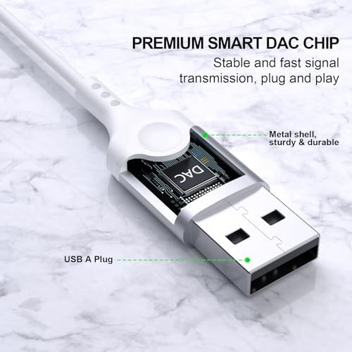 ASKUBSKU Advanced USB Gaming Headset with Noise-Canceling Microphone – 7.5 Ft Wired Earbuds for Enhanced Audio on PC & Laptop, High-Quality Sound for Gaming and Online Meetings, Integrated Mute Feature, Green – Perfectly Compatible with Surface & Switch, Ergonomic Comfort for Prolonged Use