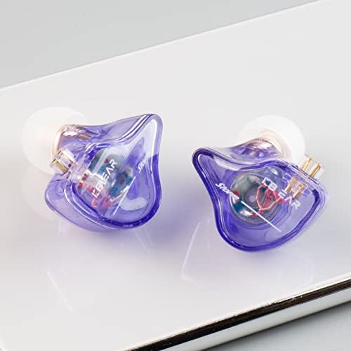 Unleash Superior Sound Quality with KBEAR Storm In-Ear Monitors – High-Fidelity 10 mm Dynamic Driver Earbuds in Stunning Purple for Musicians and Audiophiles – Ideal for Studio Use and Live Performances with Unmatched Comfort and Clarity