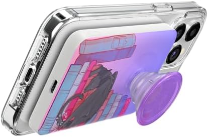 Mag Safe-Compatible Pop Sockets Power Pack: 5000 m Ah Portable Phone Charger for i Phone 12/13/14/15/16 Pro/Pro Max/Plus – Effortless Magnetic Wireless Power Bank in Sleek White for Fast Charging on the Go