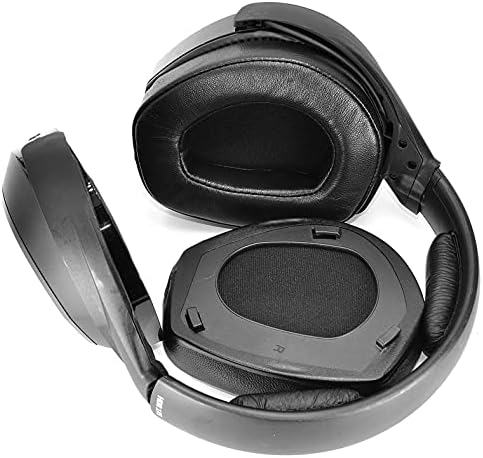 Premium Protein Leather Ear Pads for Sennheiser HDR RS165, RS175, RS185, RS195 Wireless Headphones – Enhanced Comfort with Added Thickness, Superior Sound Isolation, and Effortless Installation