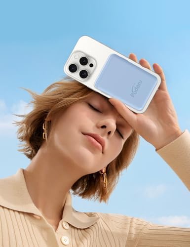 Magnetic Power Bank for i Phone – 10000 m Ah Portable Battery Pack with Dual USB-C Cables, 22.5 W PD Fast Charging, LED Display, and Enhanced Magnetic Attachment for i Phone 16/15/14/13/12 Series – Lightweight Design for On-the-Go Charging and Superior Safety Features