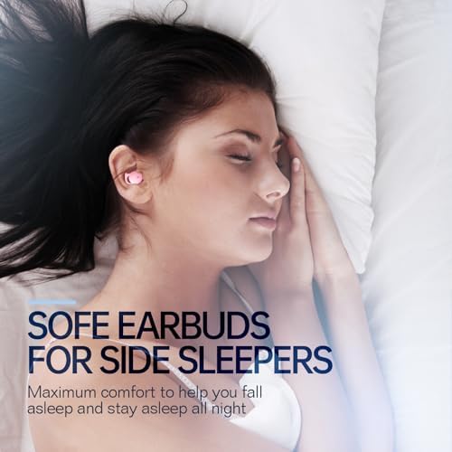 Ergonomic Bluetooth 5.3 Invisible Sleep Earbuds for Side Sleepers – Experience Luxurious Comfort and Superior Noise-Cancellation in Elegant Pink – Perfectly Designed for Deep Sleep, Hiking, and Active Lifestyles – Embrace Seamless Wireless Connectivity and Exceptional Sound Isolation for Uninterrupted Rest and Relaxation