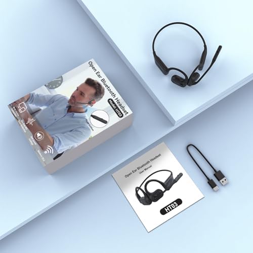 Experience Unmatched Audio Freedom with MONODEAL Open Ear Bluetooth Headphones – Ultra-Lightweight Wireless Earphones Featuring Advanced Bluetooth 5.4, Noise-Canceling Microphone, and Ergonomic Comfort for Workouts and Daily Life. Stay connected and aware of your surroundings with our innovative open ear design, perfect for busy environments like offices, outdoor activities, or while driving. Enjoy rapid device connectivity with cutting-edge Bluetooth 5.4 technology, ensuring seamless audio experiences. The integrated noise-canceling microphone guarantees crystal-clear phone calls, while the handy mute button adds a layer of privacy for your conversations. Designed for all-day comfort, these durable headphones redefine your audio interactions, balancing style and functionality. Elevate your listening journey and embrace the flexibility of wireless sound with MONODEAL – the essential audio accessory for every lifestyle and occasion. Perfect for those prioritizing both performance and awareness, these headphones are your go-to choice for an enhanced auditory experience.