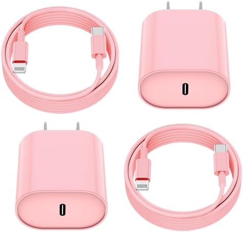 Ultra-Fast Charging Kit for i Phone 14/13/12 – 20 W USB-C Power Block & Dual 6 FT Lightning Cables in Vibrant Green – Superior Compatibility for Pro/Plus Models – Recharge Up to 50% in Just 30 Minutes – Stylish, Durable Design for Daily Use – Maximum Efficiency Meets Trendy Aesthetics