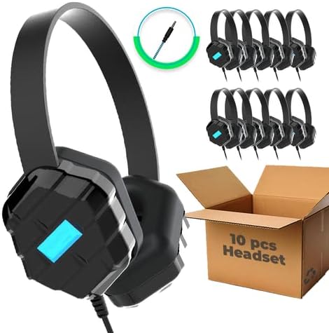 Gumdrop Drop Tech B1 On-Ear Headphones: Unmatched Durability for K-12 Classrooms – Comfortable Fit, Quick Device Connectivity, and Premium Sound Quality for Enhanced Learning Experience