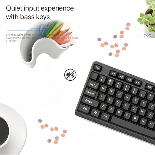 Elevate Your Typing Experience: Ergonomic 2 Pack Wired USB Keyboard with Large Number Pad, LED Indicators & Adjustable Stands for Ultimate Comfort – Perfect for Windows & Mac Users, Waterproof Design for Durability and Speed!