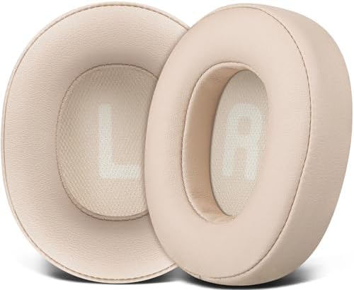 Premium SOULWIT Replacement Earpads for JBL Tune 700 Series – Soft Protein Leather & High-Density Foam Cushions in Sand Dune – Elevate Comfort & Sound Isolation for Wireless Over-Ear Headphones – Effortless Installation & Enhanced Durability