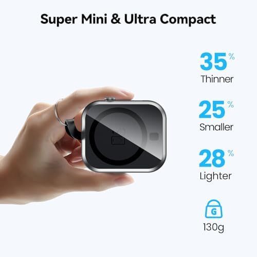 Ultra-Fast 10000 m Ah Magnetic Power Bank with Detachable Lanyard – 3-in-1 Wireless Charger for i Phone 12/13/14/15/16, Apple Watch & Air Pods – Compact Portable Battery Pack with 22.5 W PD Charging for Ultimate Device Compatibility and Convenience