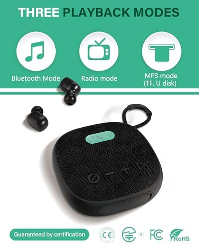 ONES Mus Play 2-in-1 Wireless Speaker and Earbuds: Premium Hi-Res Sound Experience with 24-Hour Speaker & 60-Hour Earbud Battery Life, Versatile Bluetooth/AUX/MP3 Connectivity, Dual Game & Music Modes for Enhanced Audio Engagement, Compact Design for Ultimate Portability