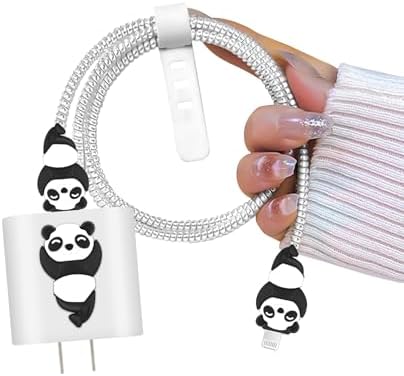 Kawaii Cartoon Cat i Phone Charger Protector – Adorable 3 D DIY Cable Cover for Enhanced Durability & Fast Charging – Compatible with i Phone 11, 12, 13, 14, 15 Pro Max Plus – Whimsical Tech Accessory for Cable Management and Style
