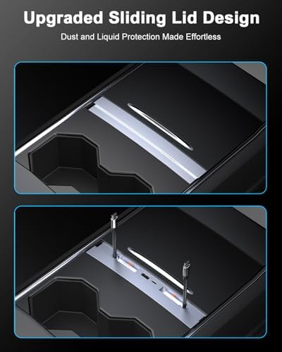 Revolutionize Your Tesla Model 3 and Model Y with Our Waterproof USB Hub – Fast Charging Docking Station for 2021-2024 Models, Multi-Port Design for Effortless Device Connectivity, Perfect Fit for Center Console (Excludes Model 3 2024) – Superior Durability and Seamless Power Solutions for Tesla Enthusiasts