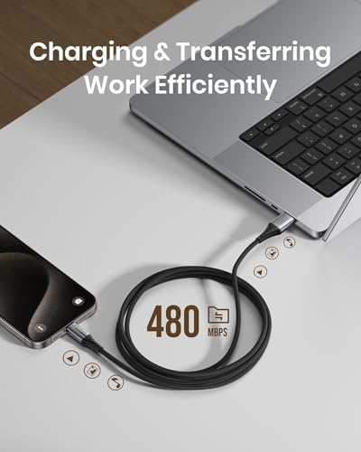 Experience the Ultimate Charging Convenience with INIU’s 5-Pack USB-C Fast Charging Cables – 1.6 FT, 3.3 FT (2), and 6.6 FT (2) for Versatile Use – High-Speed 3.1 A Type C Charger Cords Compatible with i Phone 16, 15, Samsung Galaxy S21, S20, S10, A14, Note 10, LG Pixel 9 & 8 – Durable Nylon Design for Long-Lasting Performance and Tangle-Free Operation – Perfect for Home, Office, and On-the-Go Charging Solutions