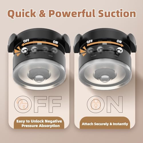 SEVENKA 360-Degree Magnetic Car Phone Holder: Universal Adjustable Mount for Hands-Free Navigation with Secure Windshield Suction – Compatible with i Phone & Samsung for Enhanced Road Safety and Optimal Viewing Angles