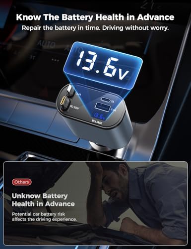 Introducing the SUPERONE 4-in-1 Retractable Fast Car Charger: Ultimate On-the-Go Charging Solution for i Phone, Galaxy & Pixel Devices – Featuring 2.6 ft Tangle-Free Cord, Enhanced USB C & Apple Compatibility, and Sleek Design for Effortless Portability. Experience lightning-fast charging to keep your devices powered during road trips or daily commutes, ensuring you’re always connected. This innovative retractable charger is engineered for maximum efficiency, accommodating a wide range of smartphones including i Phone 16, 15/15 Pro Max, 14, 13, 12, 11 and popular Galaxy and Pixel models. With its compact construction and high-quality materials, this charger not only enhances your charging experience but also withstands everyday wear and tear. Elevate your mobile charging with the SUPERONE car charger – where convenience meets cutting-edge technology for busy professionals and families on the move.