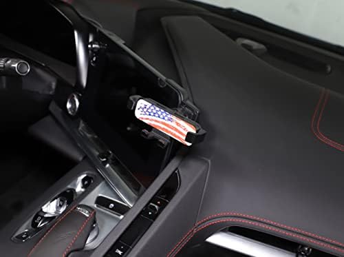 Sekhyna C8 Corvette Car Phone Holder Mount – Premium ABS Navigation Screen Side Frame Accessory for 2020-2023 Models – Universal Smartphone Compatibility and Effortless Installation – Elevate Driving Safety and Convenience