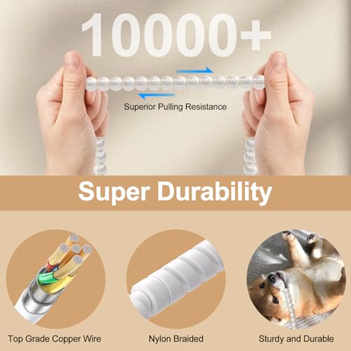 Revolutionize Your Charging Routine with the 3.3 FT USB to USB-C 2-in-1 Multi Charging Cable – MFi Certified, 66 W Fast Charger Compatible with i Phone 16-11 & Samsung Galaxy S25-S23 – Durable Beaded Design for Enhanced Style & Performance