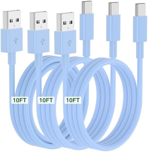 Car Carplay Cable for iPhone 16 15 Pro/Pro Max/Plus,3/3/6/6FT USB A to USB C Fast Charging Cord for iPhone 16 15 Charger,USBC Car Charger for Apple 16 15/iPad Pro-Dark Blue – Enhanced Compatibility and Speed