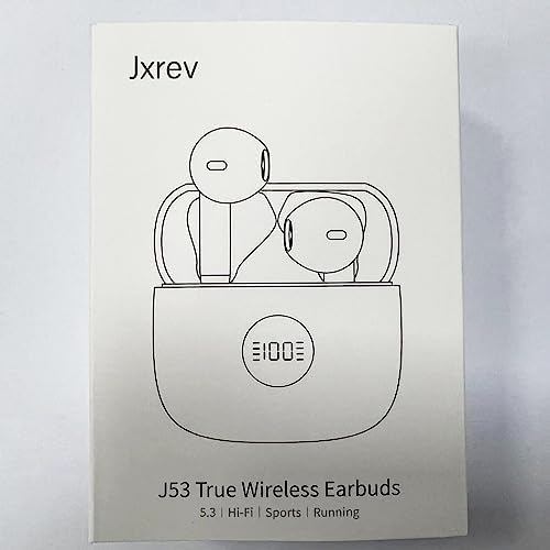 Elevate Your Audio Experience with Bluetooth 5.4 Wireless Earbuds – Premium Hi-Fi Stereo Sound, Enhanced 4-Microphone ENC Noise Cancellation, 40-Hour Battery Life, IP7 Waterproof Protection, and Compact USB-C Charging Case for Ultimate Portability and Performance.