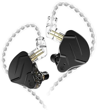 Discover the FEDAI KZ ZSN PRO X Hybrid In-Ear Monitors – Premium Bass Stereo Sound Earphones with Ergonomic Design, Featuring 1 BA + 1 DD for Unmatched Audio Fidelity, Durable Metal Build, Detachable Tangle-Free Cable, and Built-in Mic for Effortless Communication – Perfect for Audiophiles and Everyday Listeners Seeking Superior Sound Quality and Comfort