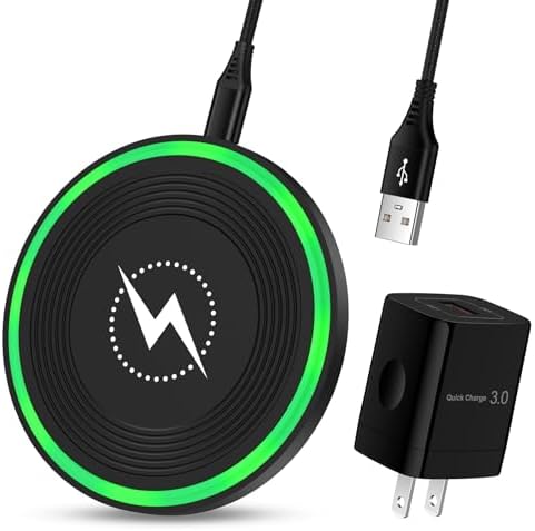 Ultra-Fast 15 W Wireless Charging Pad with 18 W Quick Charger Block – All-in-One Qi-Enabled Power Solution for Samsung Galaxy S25 Edge Ultra, Z Fold 6, Flip 6, S24, S23, S22, S21, S20 – Effortless, High-Speed Charging with Smart Protection and Non-Slip Design for Home or Office Use