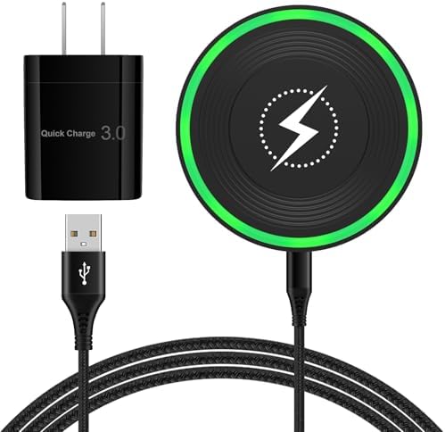 15 W Fast Wireless Charging Pad – Ultimate Compatibility for i Phone 16 e, Moto G Power 2025, Samsung Galaxy S25 Ultra & More – Sleek Non-Slip Design for Efficient Charging – Ideal for Home & Office Use – Protects Against Overheating & Overcharging – Elevate Your Charging Experience with Modern Convenience