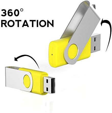 Colorful 5-Pack Aiibe 128 GB USB Flash Drives – High-Speed USB 2.0 Memory Sticks for Effortless File Transfers and Dynamic Data Storage Solutions in Black, Red, Yellow, White, and Purple